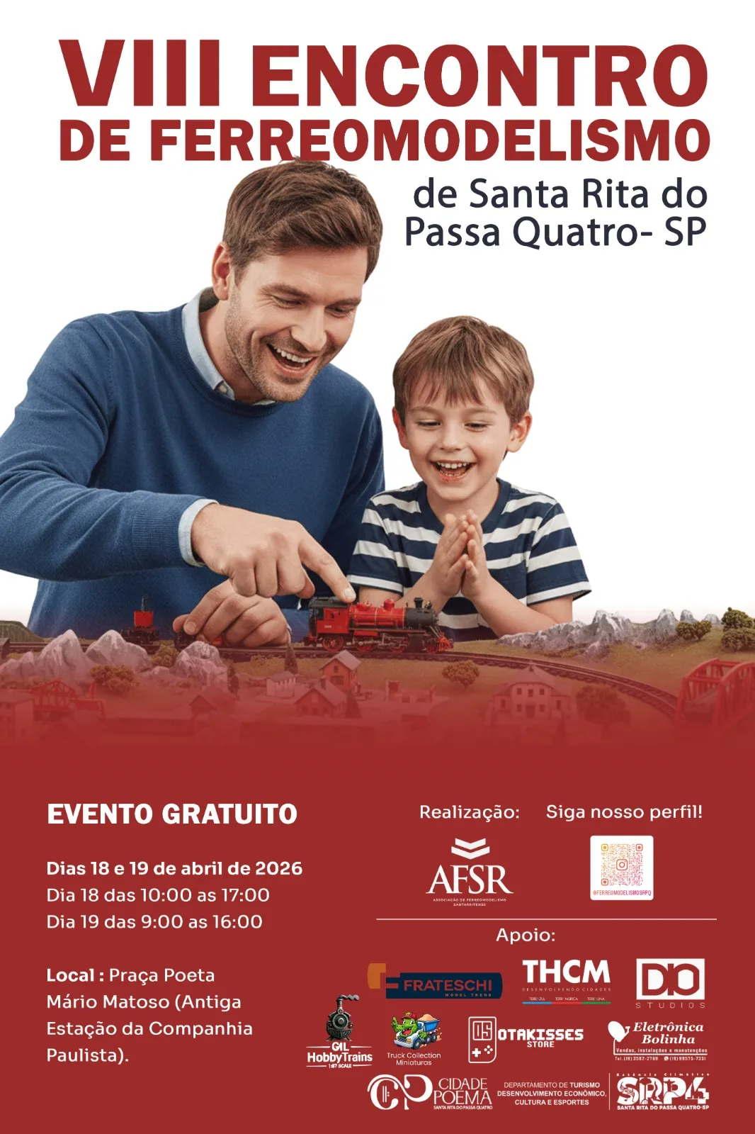 VIII ENCONTRO DE FERREOMODELISMO SANTA RITA DO PASSA QUATROSANTA RITA DO PASSA QUATRO-SP