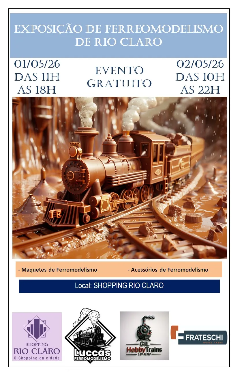 EXPOSIÇÃO DE FERREOMODELISMO DE RIO CLARO